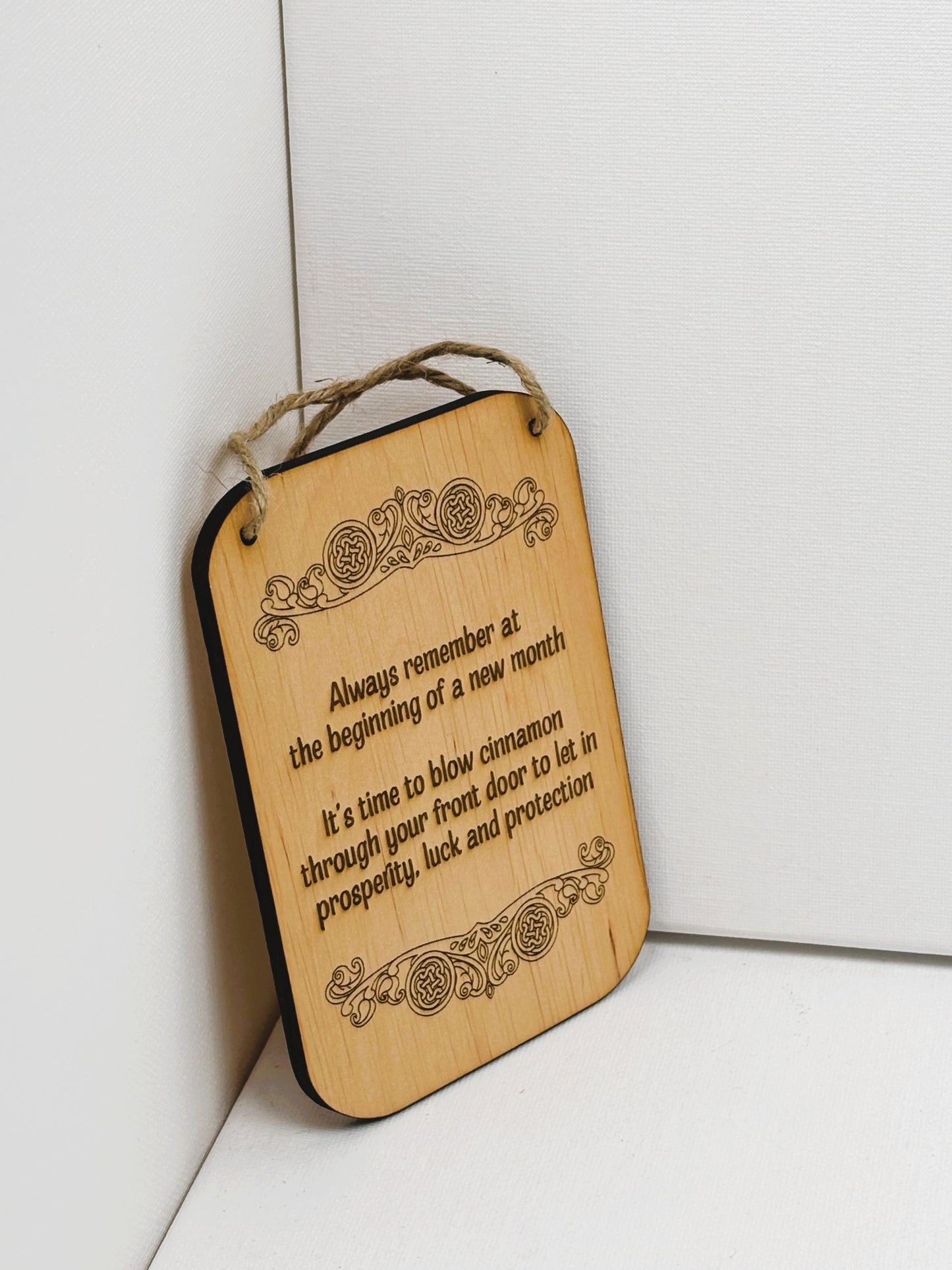 Wandschild "Cinnamon"