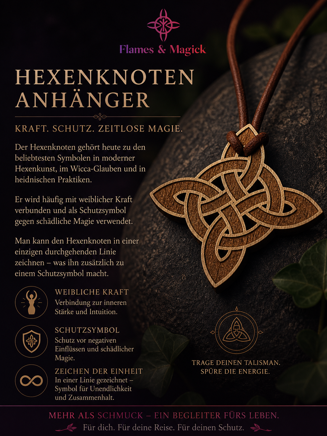 Halskette "Witchs Knot"