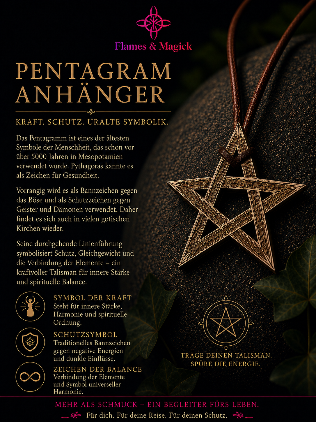 Halskette "Pentagram"
