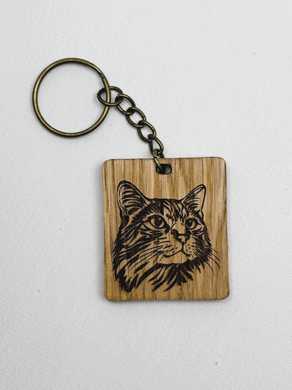 Schlüsselanhänger Katzenmotive