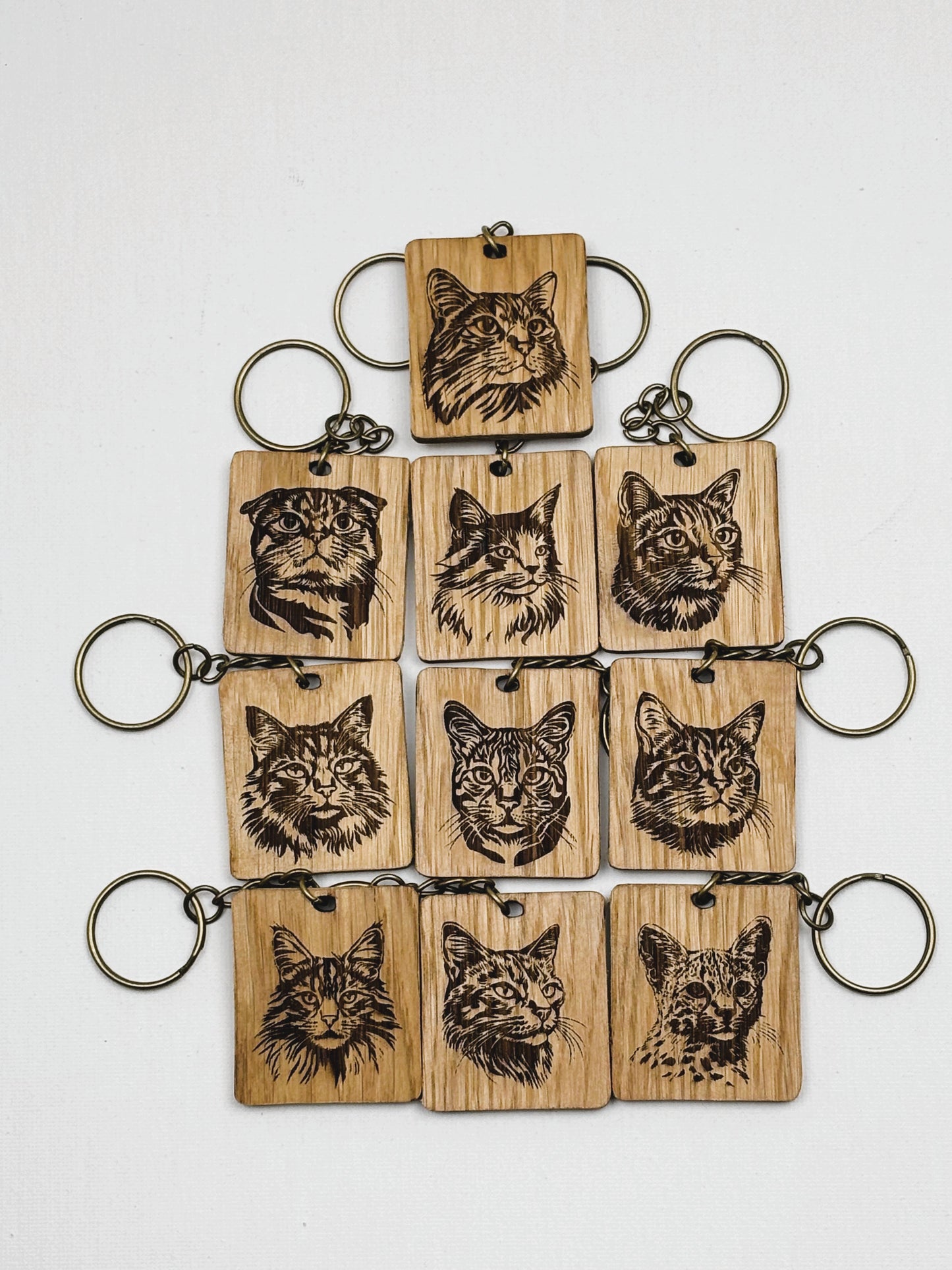 Schlüsselanhänger Katzenmotive