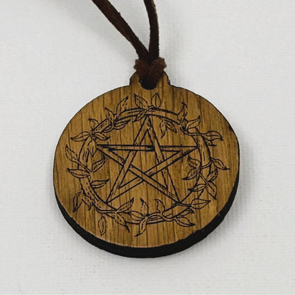 Halskette "Leaves Pentagram"