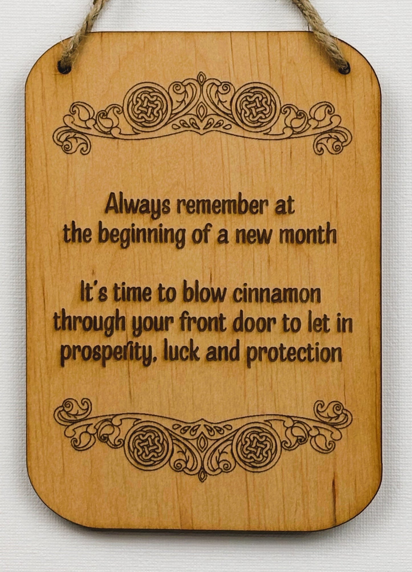 Wandschild "Cinnamon"