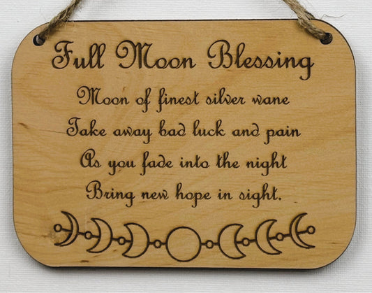 Wandschild "Moon Spell"